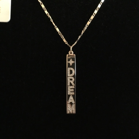 Women’s Gold Plated Necklace With Dream Pendant - Picture 2 of 4